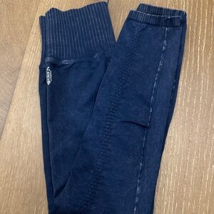 FP Movement Navy Blue Seamless High Rise Leggings XS/S